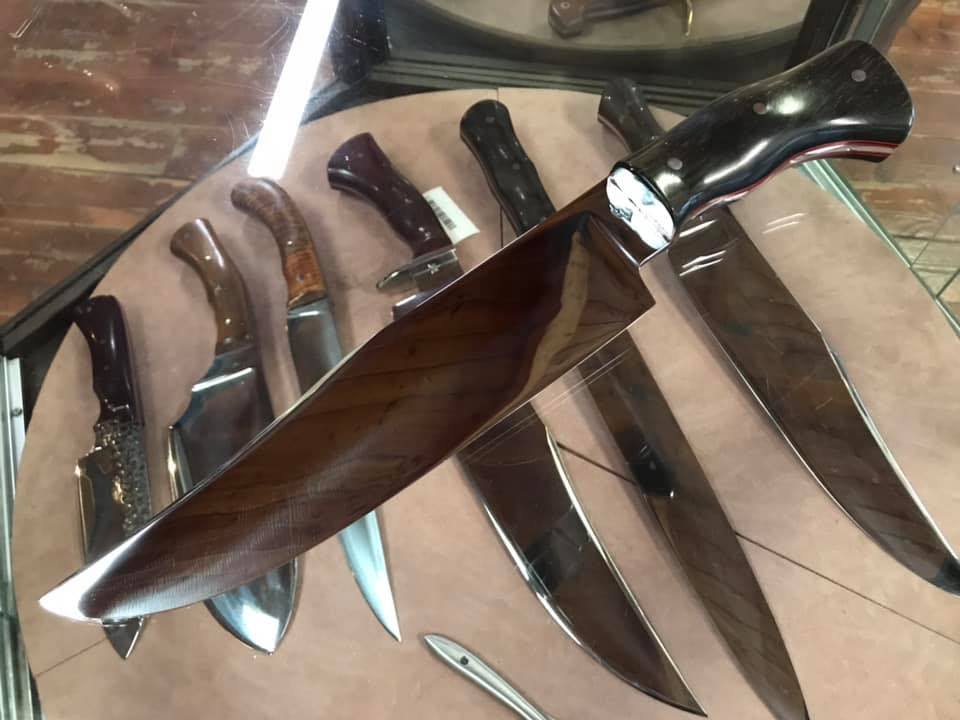 Beautiful handmade Moran knives