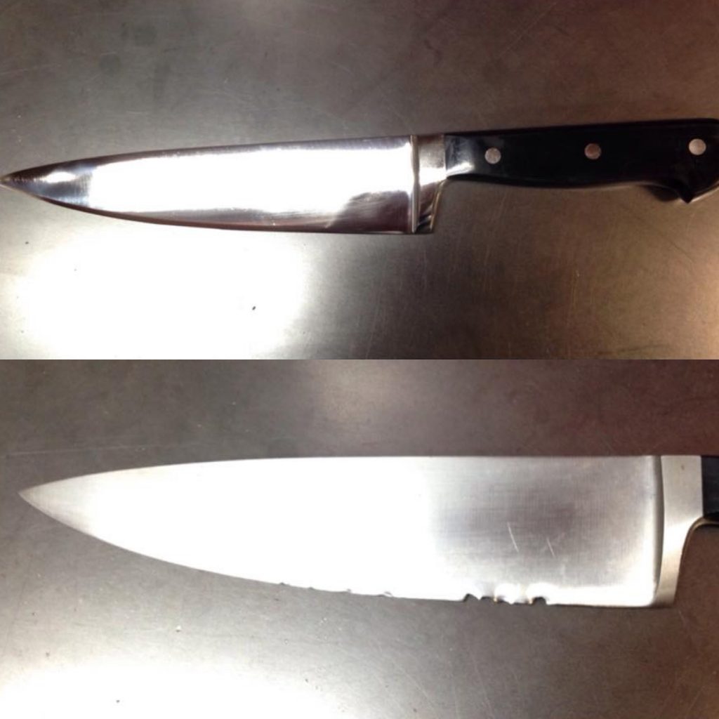 Chef knife restoration