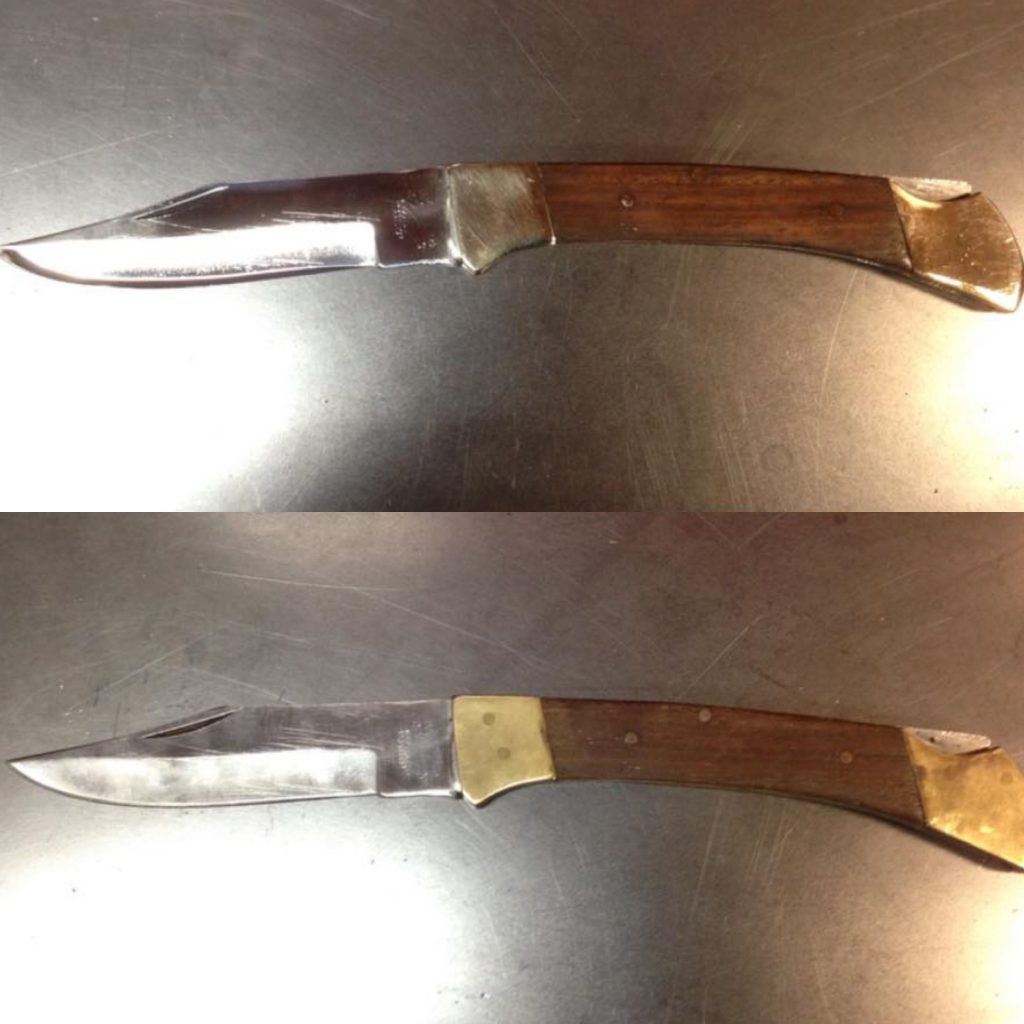 Buck knife restoration
