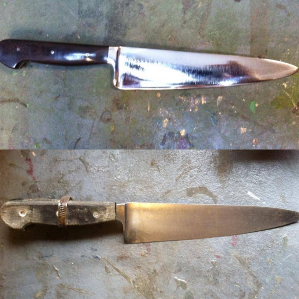 Chef knife restoration