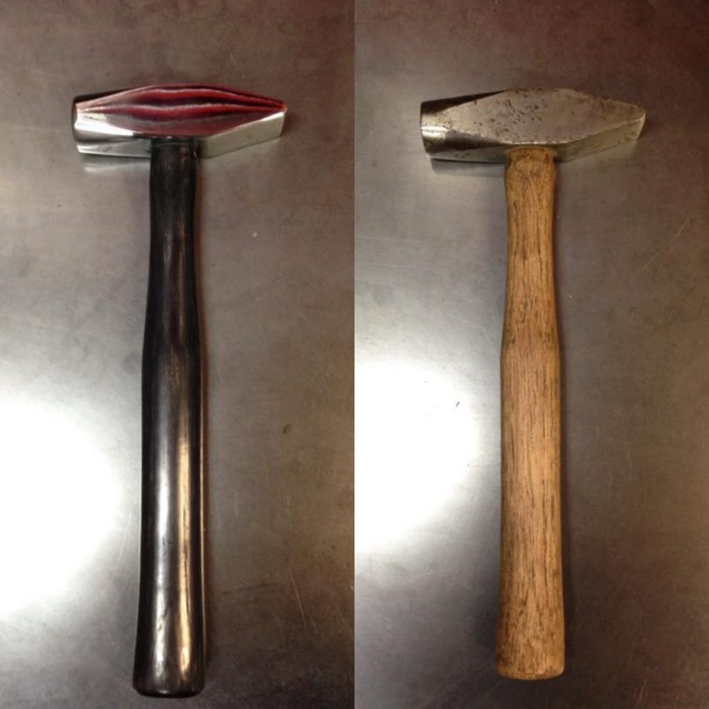 Cross peen hammer restoration