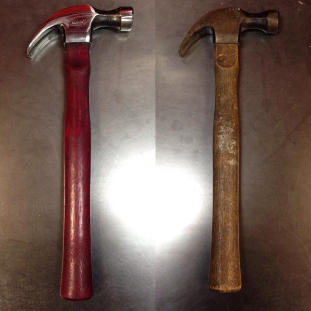 Claw hammer restoration